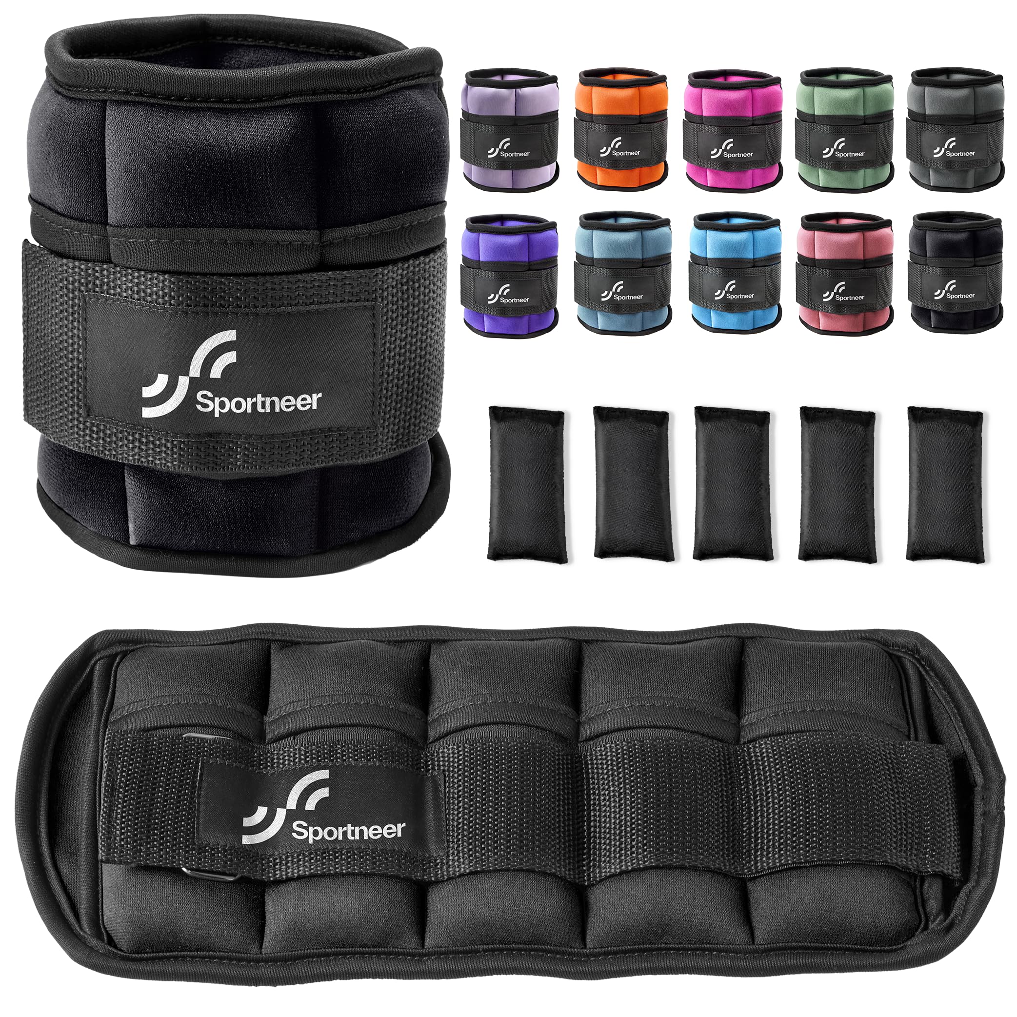 Sportneer Adjustable Ankle Weights: A Versatile Workout Tool for Enhanced Fitness.
